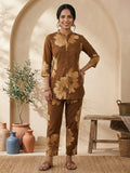Brown Floral Muse Co-Ord