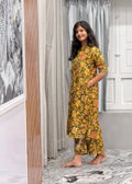 Sage Lime Co-Ord Set ( kurti and pant )