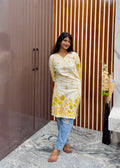 Sandal yellow floral ( only top)