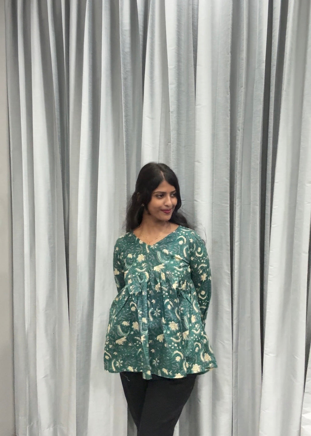 Ramagreen peplum top