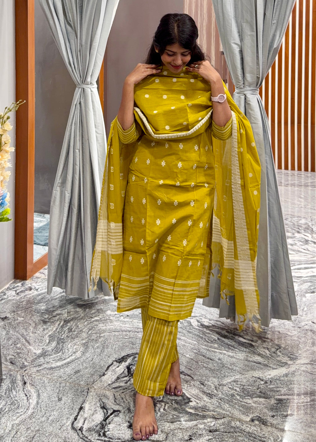 Mustard Aura 3-Piece Set