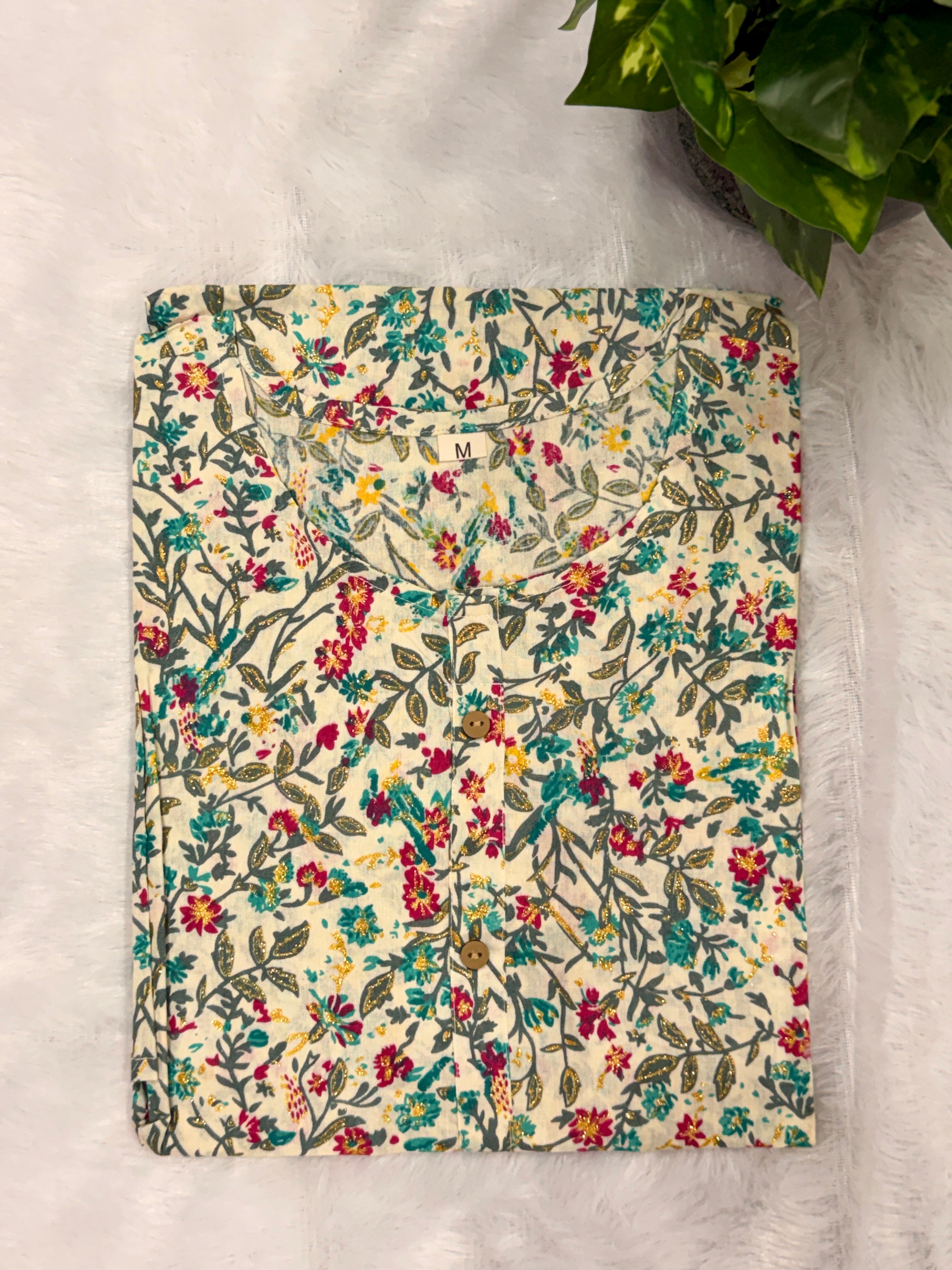 Floral kurta ( only top)