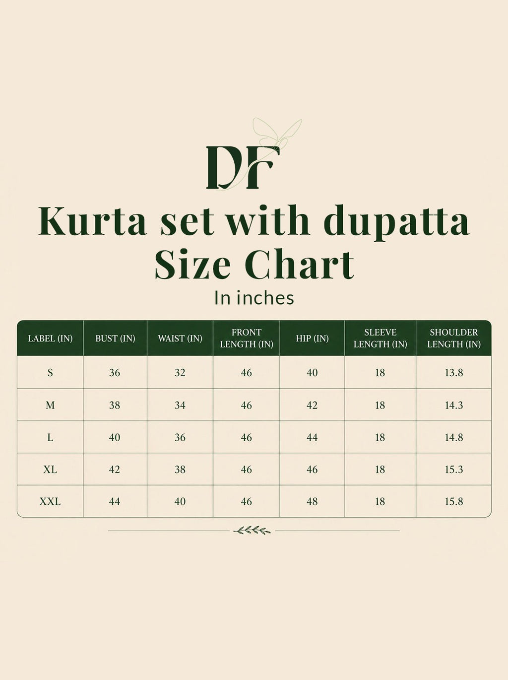 Rustic Rose Ethnic Kurti Set