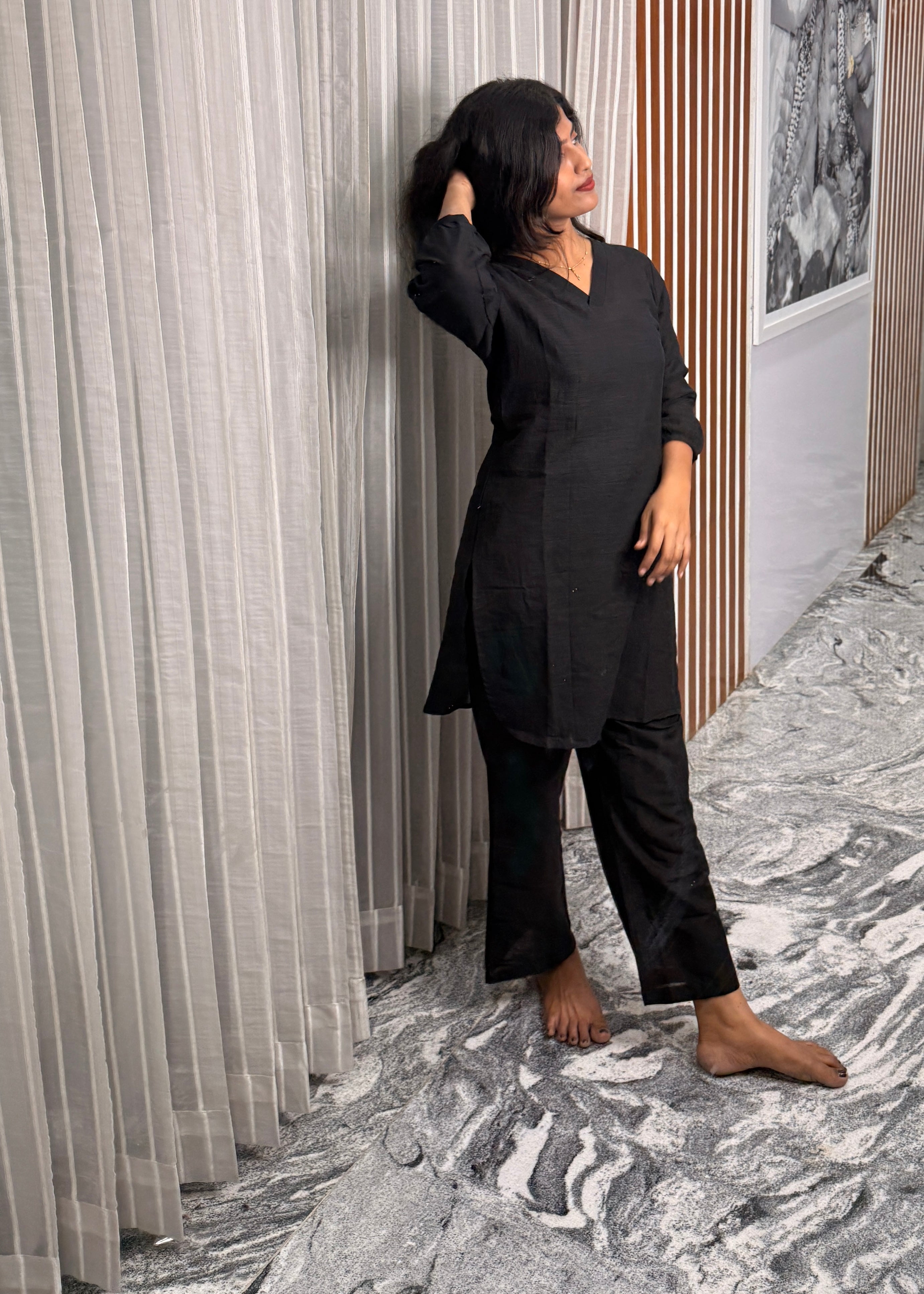 Black co - ord set