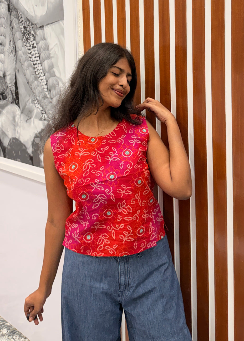 Kollam sleeveless top