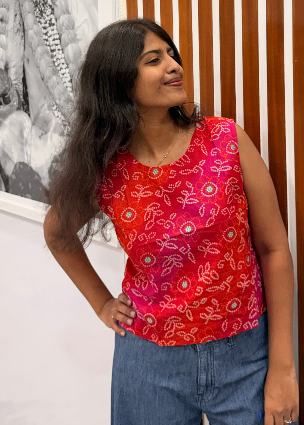 Kollam sleeveless top