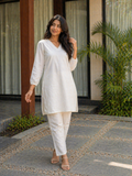 White Minimal Co-ord Set